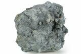 Blueish-Grey Foitite and Quartz on Orthoclase Feldspar - Namibia #363766-1